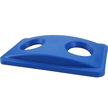 Rubbermaid Lid, Slim Jim Container, Blue For - Part No Rbmdfg269288Blue RBMDFG269288BLUE